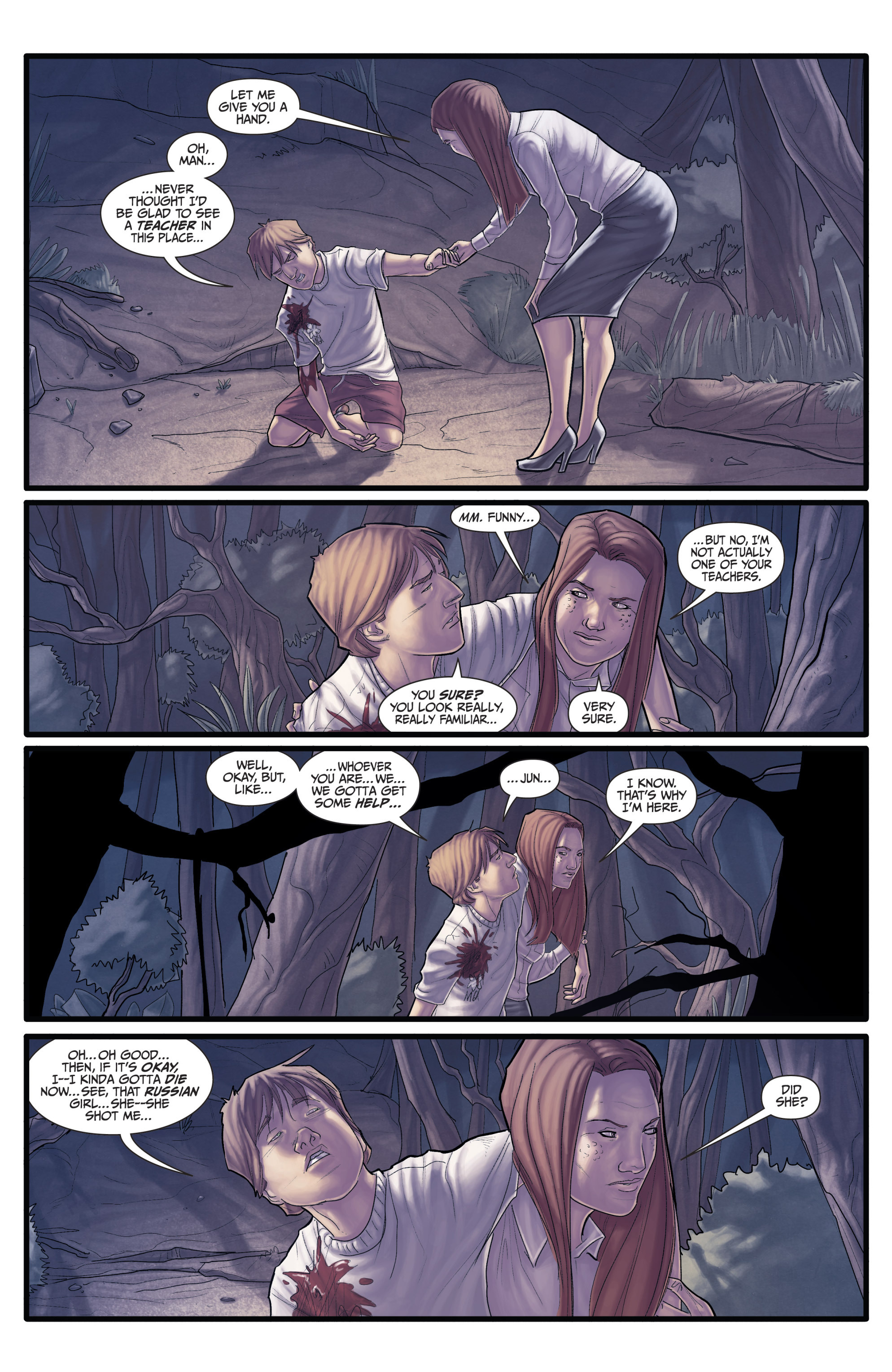 Read online Morning Glories comic -  Issue # _TPB 4 - 202