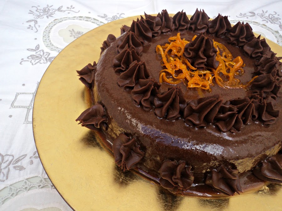 Suprema de chocolate y almendras