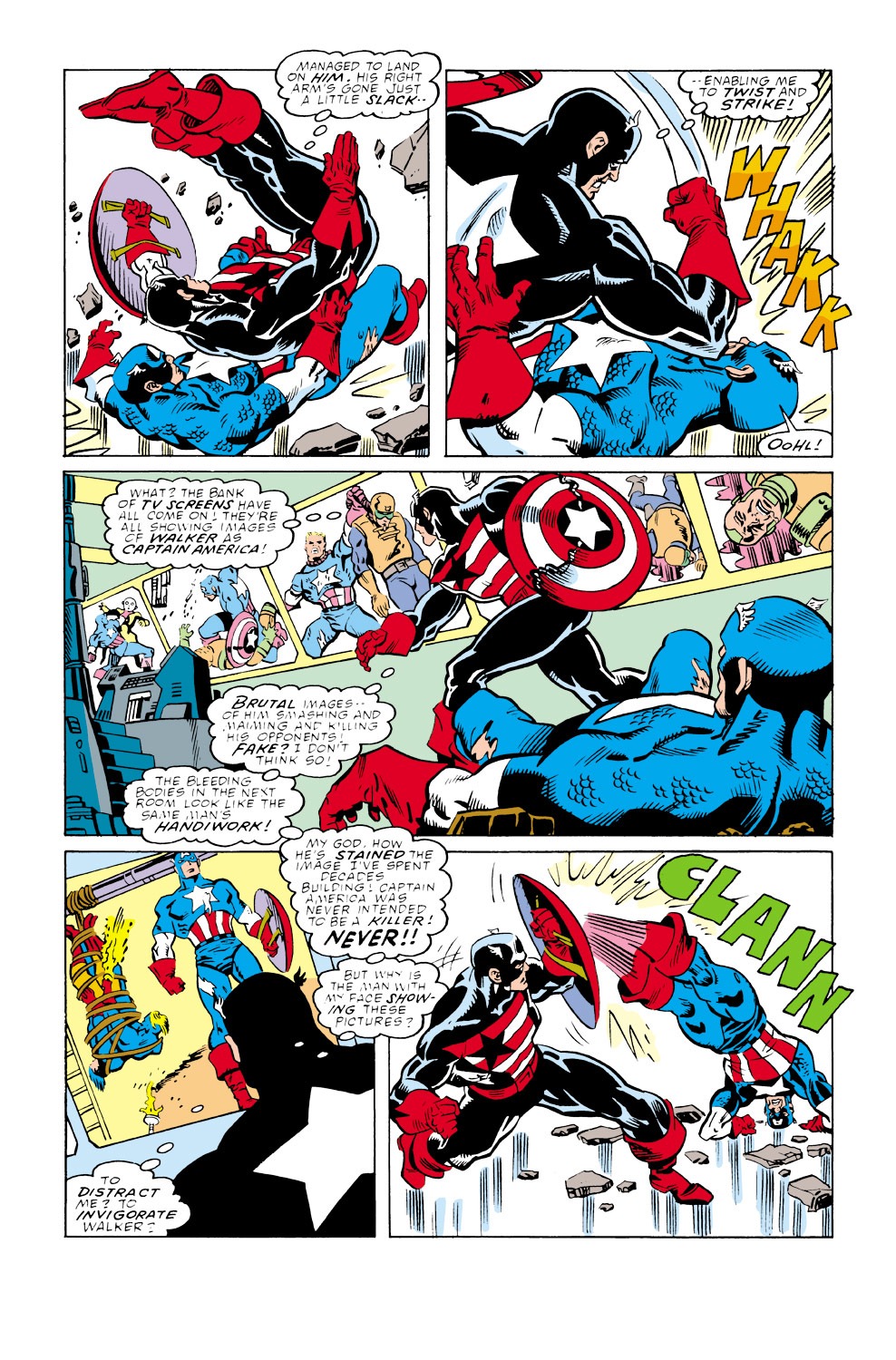 Read online Captain America (1968) comic -  Issue #350 - 32