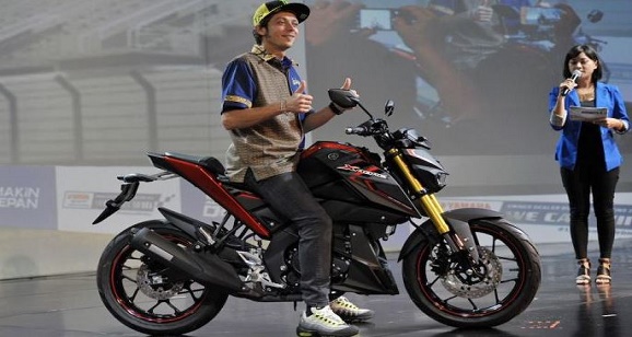 Valentino Rossi perkenalkan Yamaha Xabre di Bali indonesia, MT-15, M-Slaz, atau Xabre