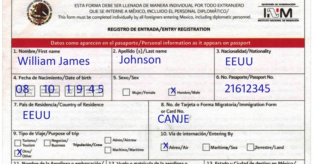 puerto morelos blog complete your tourist card before arrival fmm form