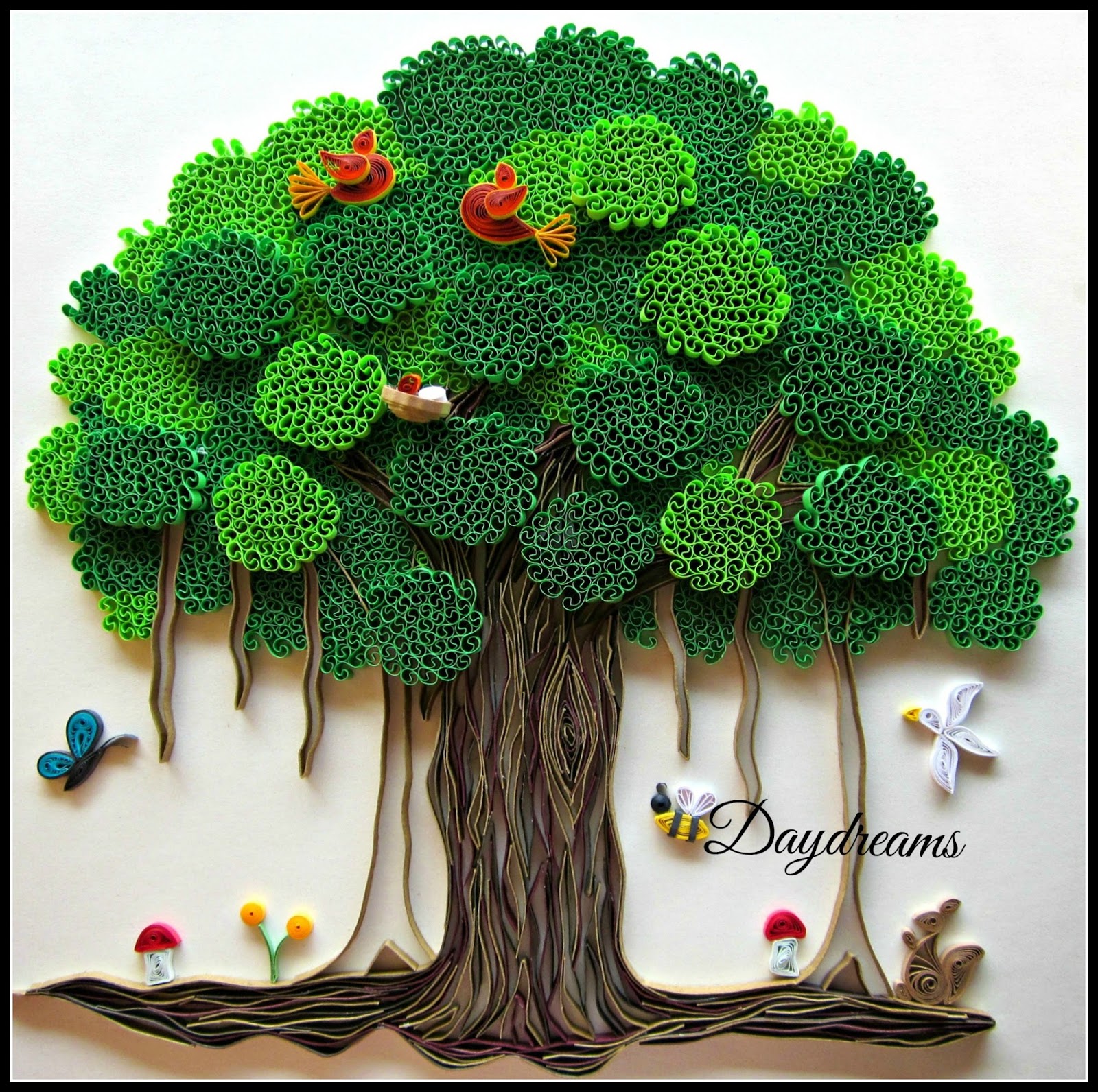 DAYDREAMS Quilled Banyan Tree cohost-furry-art