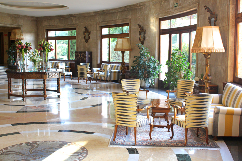 Hostal de la Gavina hotel lobby, Costa Brava, Spain - luxury travel blog