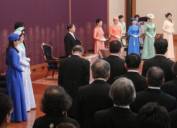 Empress Masako, Crown Princess Kiko, Princesses Mako, Kako, Nobuko, Akiko, Hisako, Tsuguko, Mikasa and Takamado