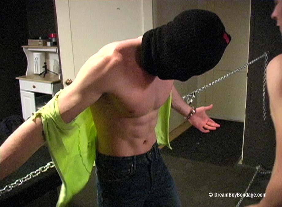 Boy being torture and gutpunching (credit Dreamboybondage.com) .