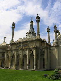 The music room  with its tent-like roof, Brighton Pavilion