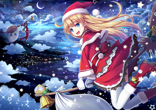 Anime Santa Girl