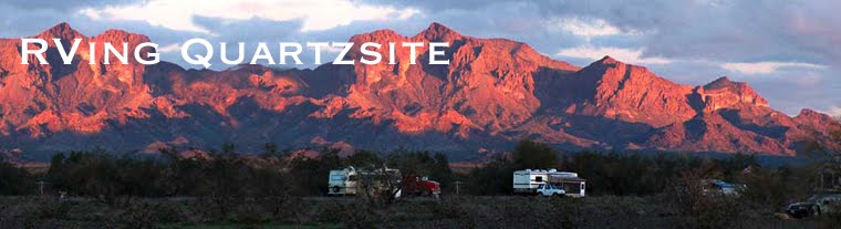 RVing Quartzsite