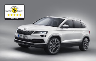 ŠKODA KAROQ primeste cinci stele in testul Euro NCAP