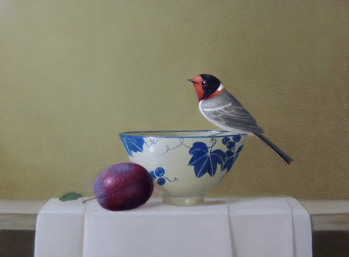 Chasing the Desert Sky Fumed Silica in Linseed Oil Painting Medium