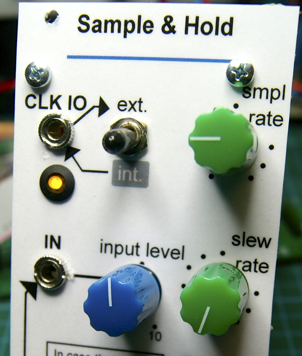 Growing your modular synthesizer for dummies Panel technique