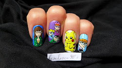 nail nails cartoon designs 90 epic diy 90s animes cartoons barnorama inspired brush