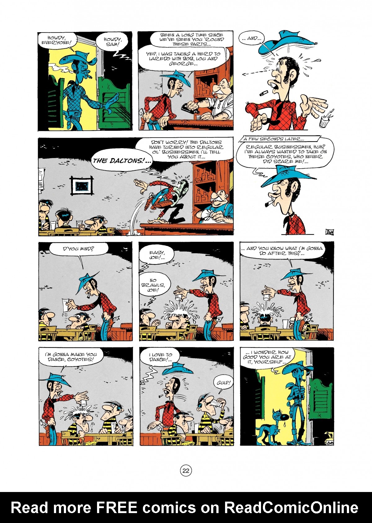 Read online A Lucky Luke Adventure comic -  Issue #36 - 22