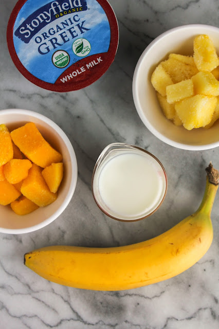 Creamy Tropical Yogurt Smoothie | The Chef Next Door