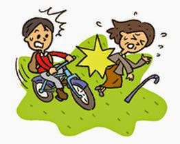小学生と中学生では、自転車の乗り方が違います