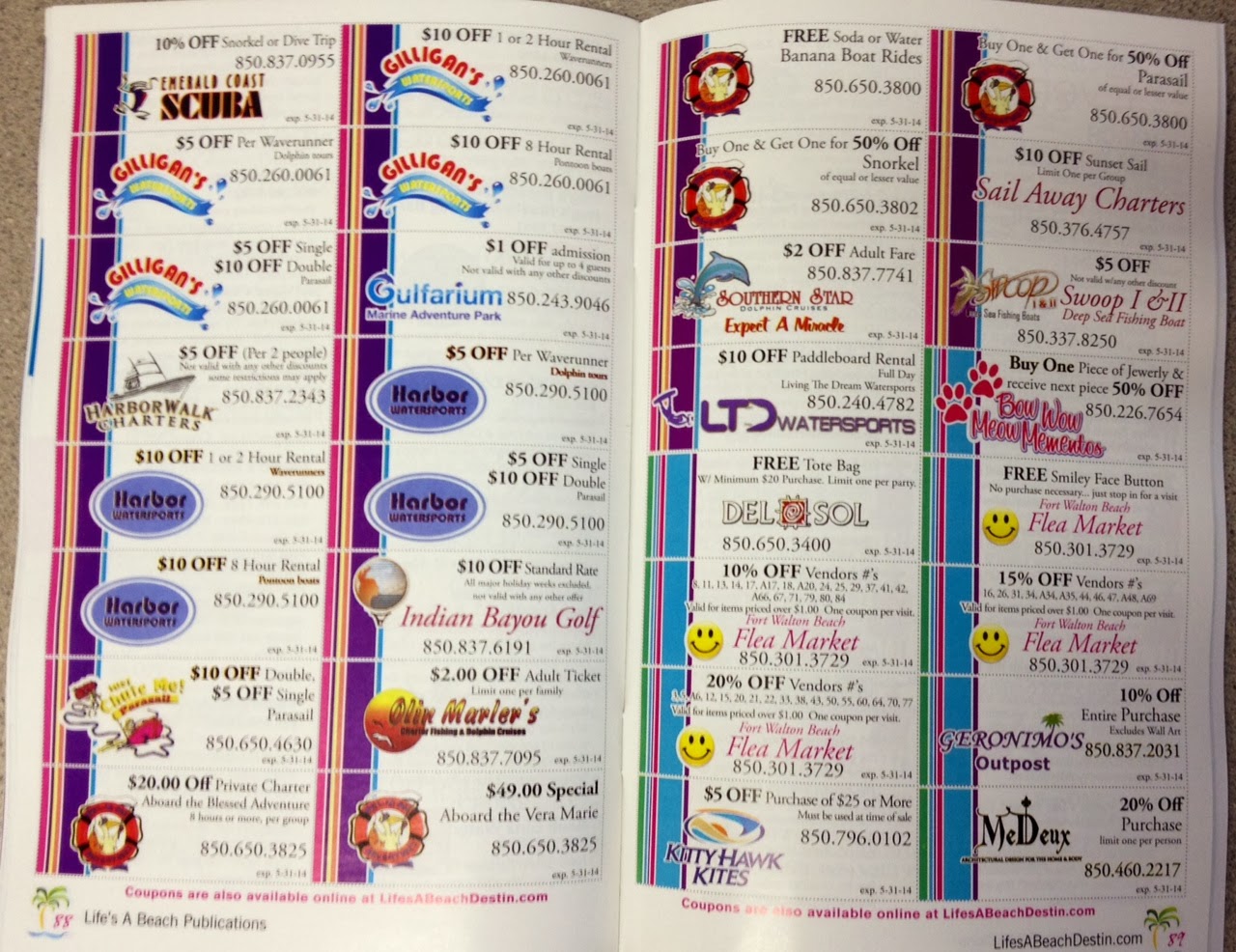 Life's A Beach Check Out Our Amazing Coupons!