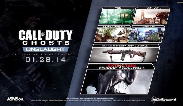 Ali-A on X: NEW GUN DLC! - Call of Duty: Ghosts Multiplayer Map Packs! - (COD  Ghost Gameplay Online HD) -    / X