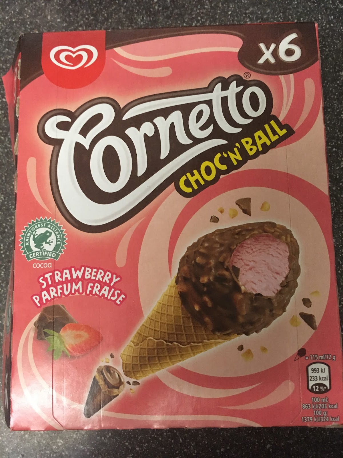 A Review A Day Today's Review Wall's Choc 'N' Ball Strawberry