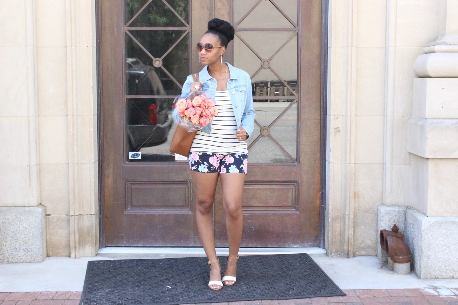 How to Wear Floral Shorts