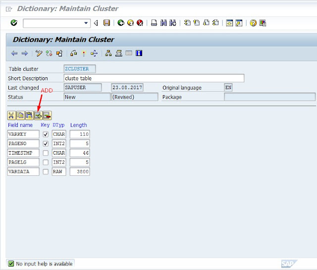 Cluster Table Sap Tutor