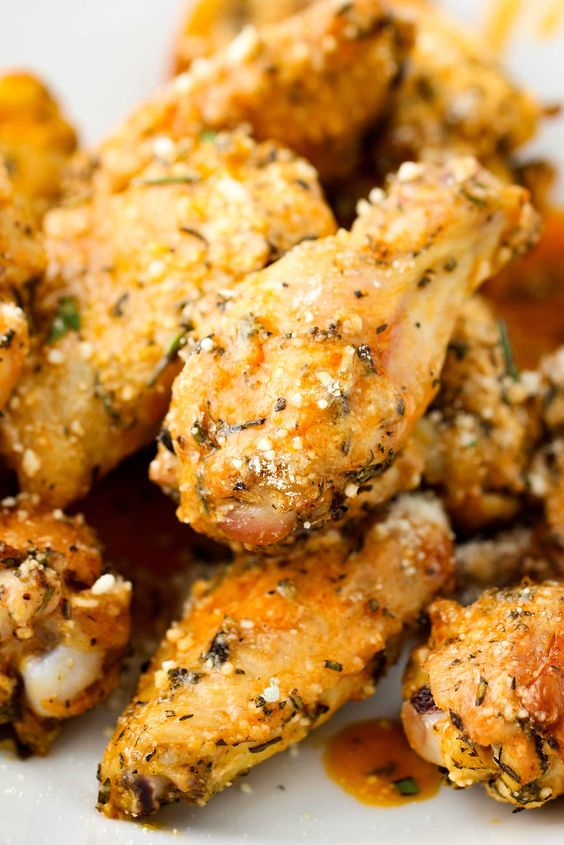 Parmesan and Garlic Chicken Wings The Easy Dinner Recipes