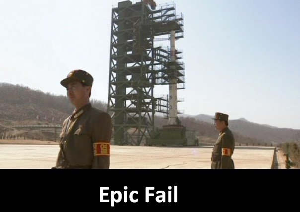 Top Ten (10) Most: North Korea long range missile fail.