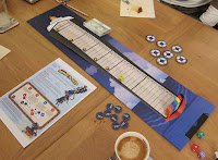 The Abandon Ship board at the start of the game