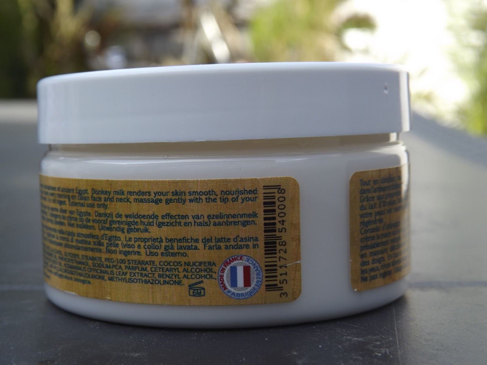 La crème de jour au lait d'ânesse made in France ♥ Le