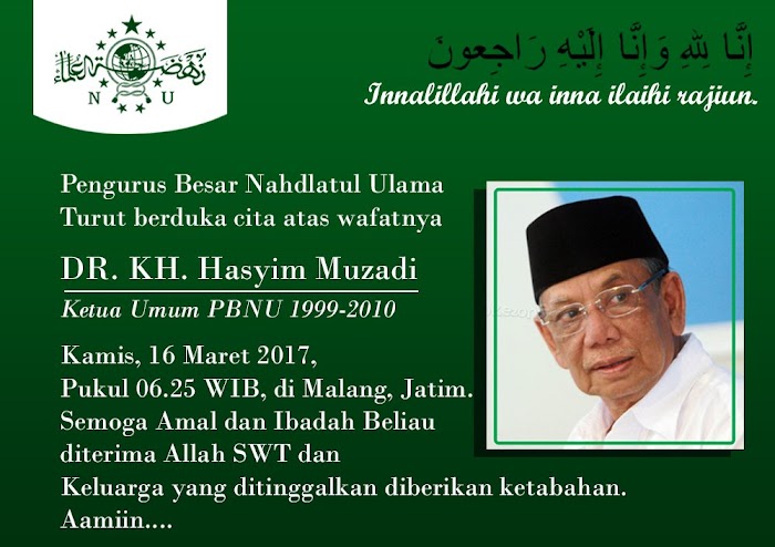 Kyai Hasyim Muzadi akan Dimakamkan di Komplek Al-Hikam Depok