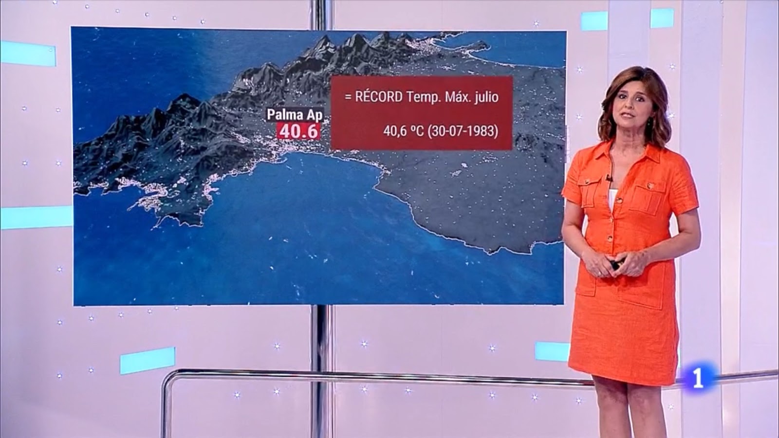 Miss Presentadoras TV Ana de Roque. El Tiempo TVE (28/7/20)