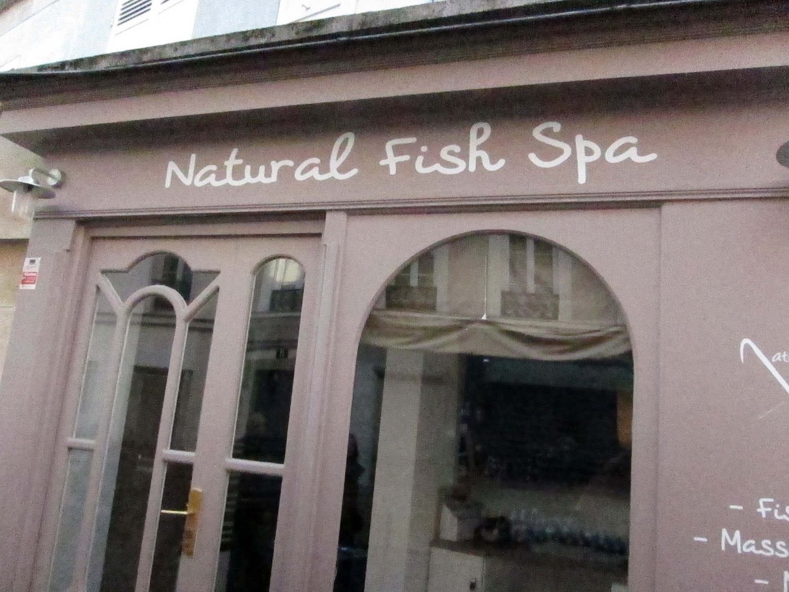 Meet Me in the Marais Anyone for a fish pedicure?