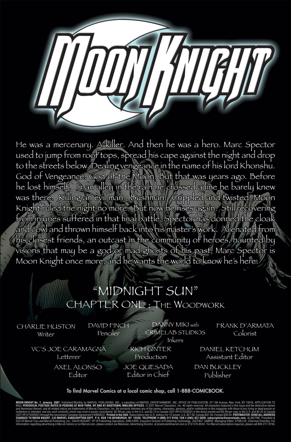 Moon Knight (2006) issue 7 - Page 2