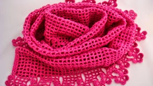 Patrones crochet de pashmina - muy fácil