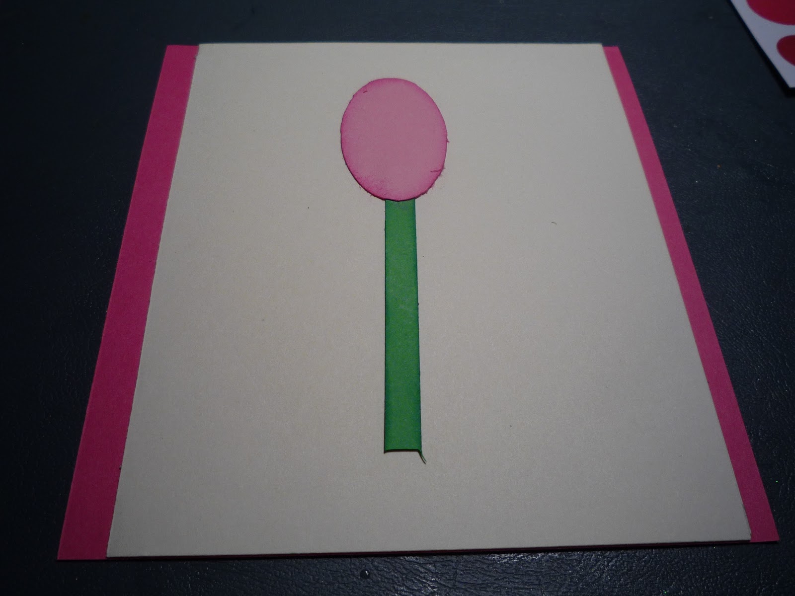 Crafting on the Cheap: Tulip Greeting Card Template and Instructions