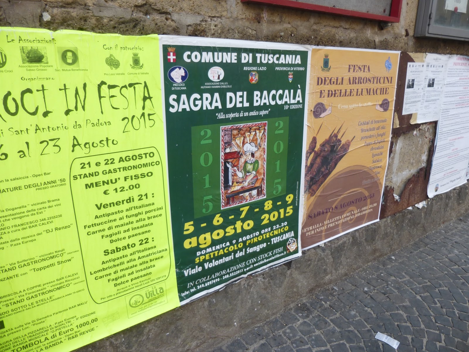 50 Years In Italy: Italy's August Food Festivals and Concerts