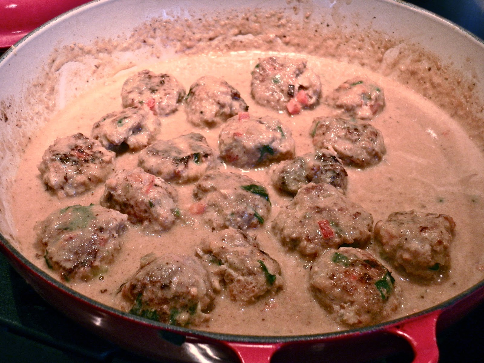 Asian Meatballs with Peanut Sauce