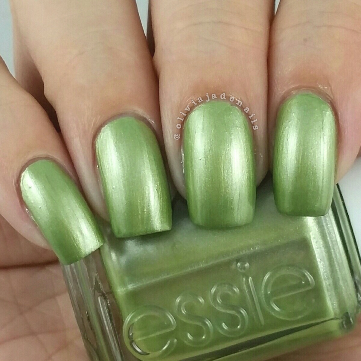 Essie Jade In Manhattan swatched by Olivia Jade Nails
