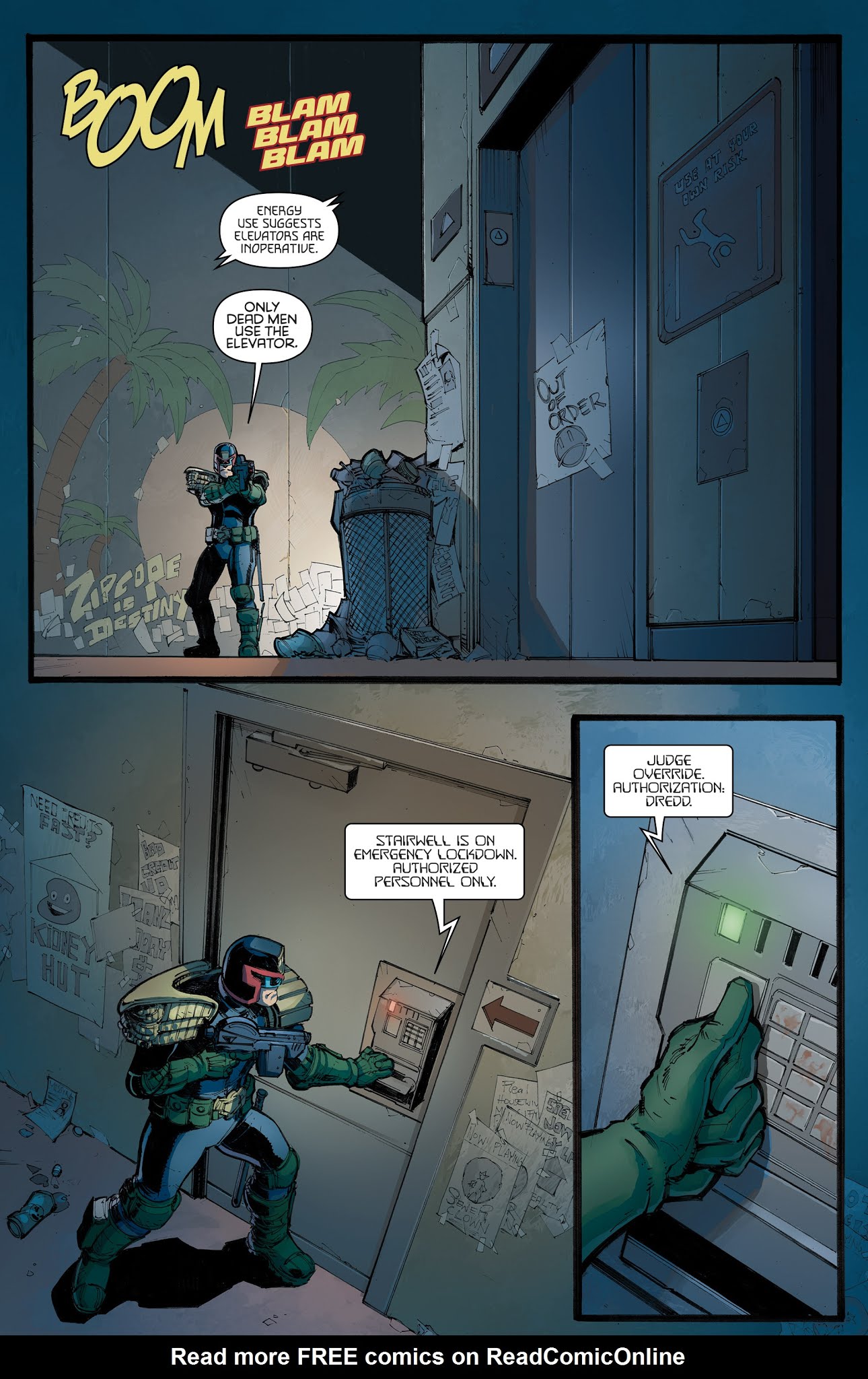 Read online Judge Dredd: Under Siege comic -  Issue #1 - 9