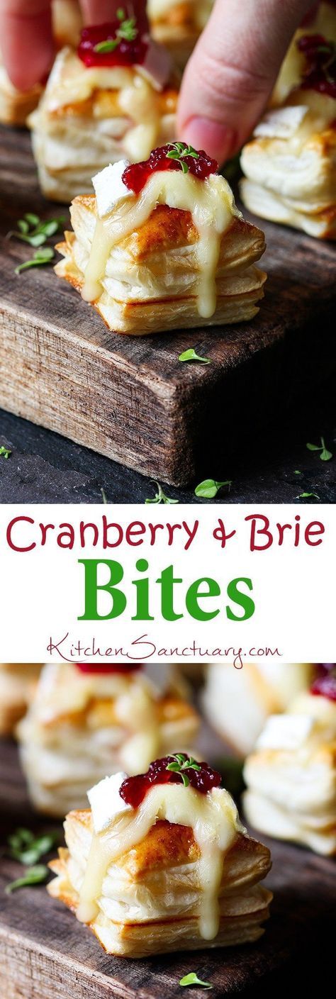 Cranberry Brie Bites - freerecipefoods