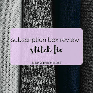October 2017 Stitch Fix Review. Is Stitch Fix worth it? Stitch Fix for students. What to wear to law school. Law school outfit idea and inspiration. Law school clerk outfit. Law school intern outfit. Legal clerk outfit. Legal intern outfit. Legal associate outfit. Stitch Fix for work. Personalized shopper. First Stitch Fix box. Subscription box review. Clothing subscription box. Fashion subscription box. Women's clothes subscription box. Stitch Fix coupon. Stitch Fix code. Stitch Fix discount. Stitch Fix referral. | brazenandbrunette.com