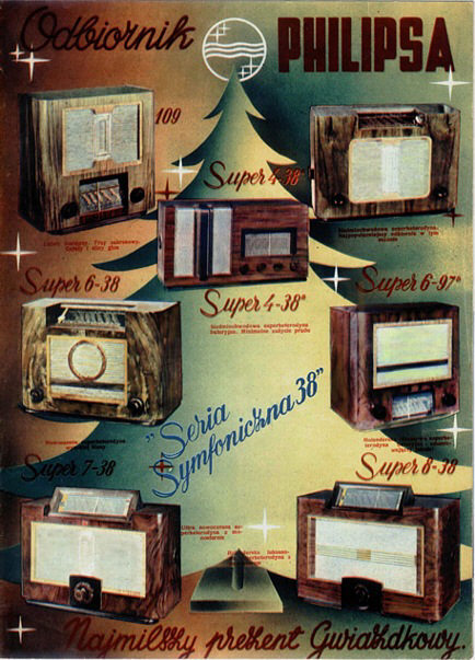 Doctor Ojiplático. Aparatos de Radio. 42 ejemplos de publicidad vintage. Philips