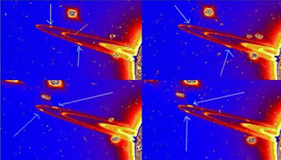 Le presunte astronavi aliene viste all'infrarosso