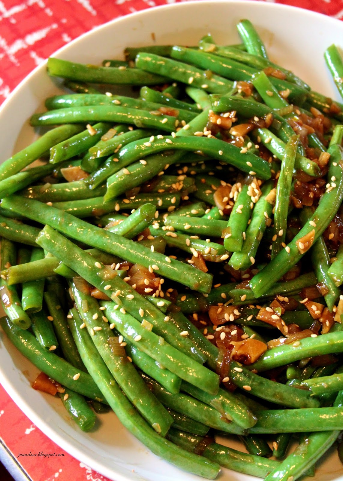 Jo and Sue Garlic Green Beans
