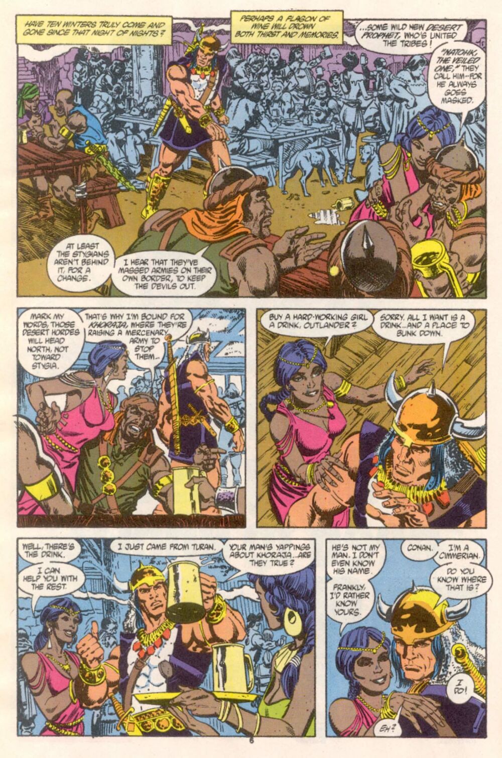 Read online Conan the Barbarian (1970) comic -  Issue #241 - 6