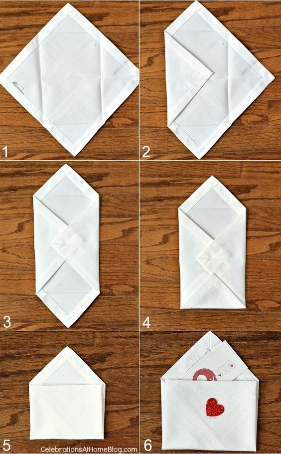 archigeaLab: San Valentino 2017:Napkin folding romantica
