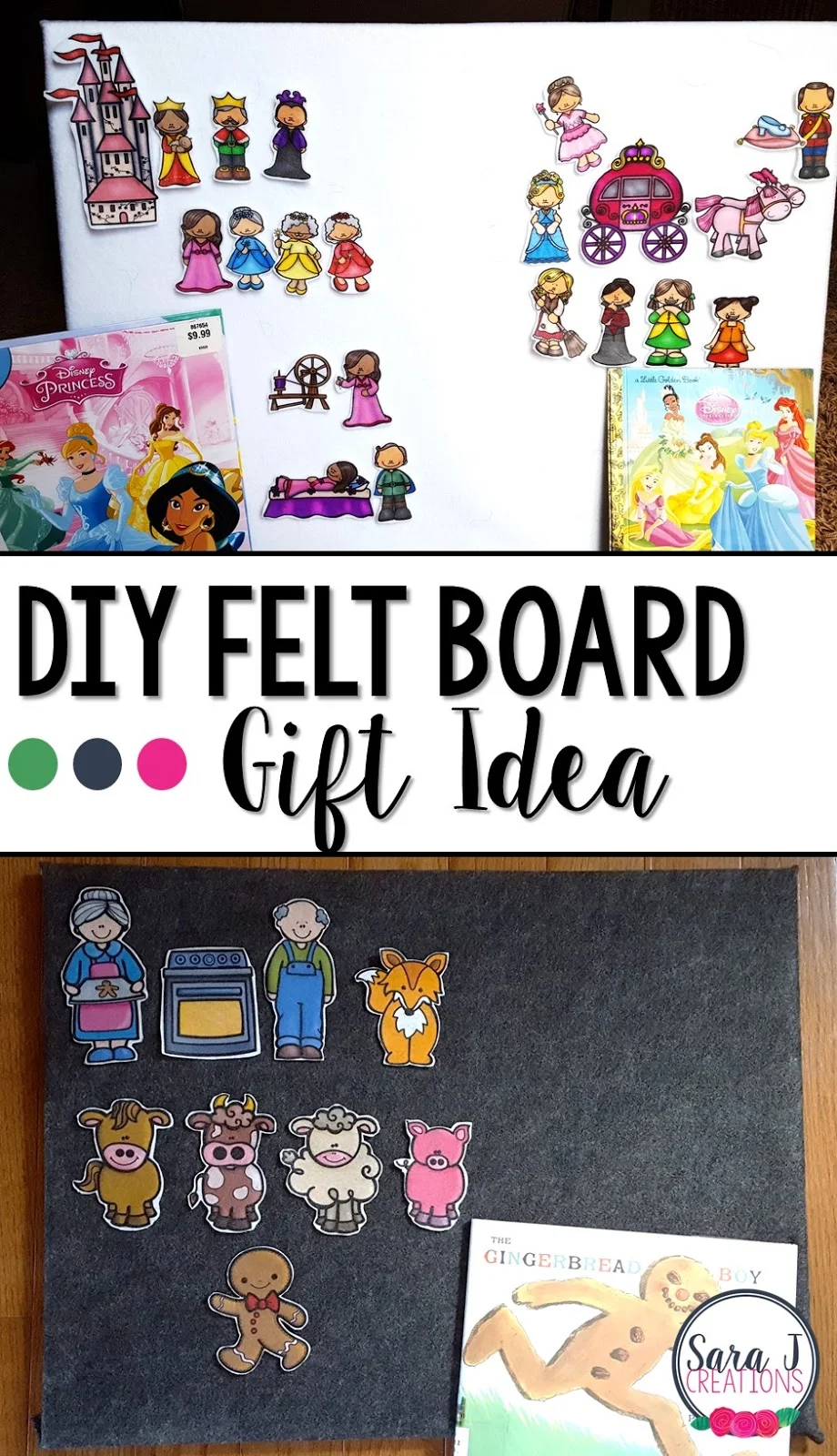 DIY felt boards and sets make the perfect gift for Christmas or any time of the year.