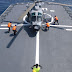 Helikopter TNI Dauphin HR-3601 Onboard KRI Usman Harun-359 di Laut Mediterania