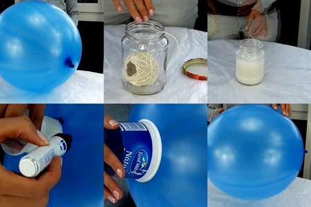 Rumahku Rumah Kamu Cara Membuat Lampu Hias Lampion Dari Benang