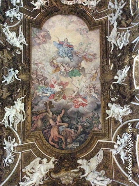 city tour roma portugues santa maria vitoria afresco - Igreja Santa Maria della Vittoria