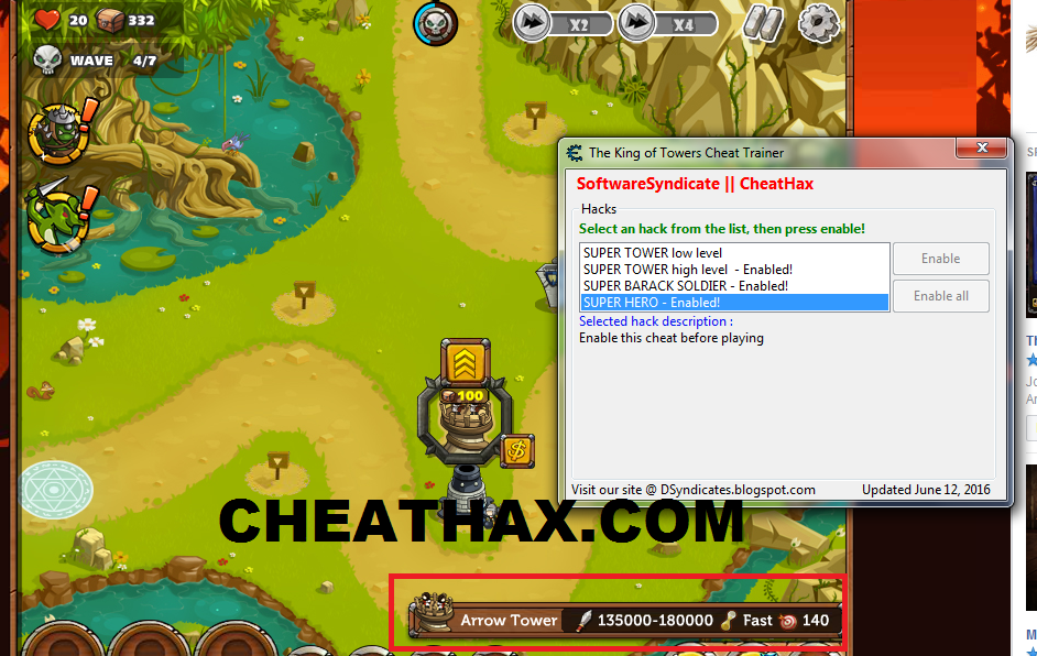 The King of Towers Cheat - Multi Hack | CheatHax ...